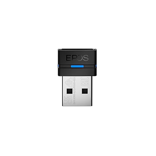 EPOS The USB dongle Provides Connection to All Bluetooth® Devices in The Adapt, Expand & Impact Series. Use with an Impact 5000 Series Base Station