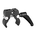 Kayulin Super Crab Clamp with 1/4"-20 & 3/8"-16 Thread Hole for Camera Flash Light