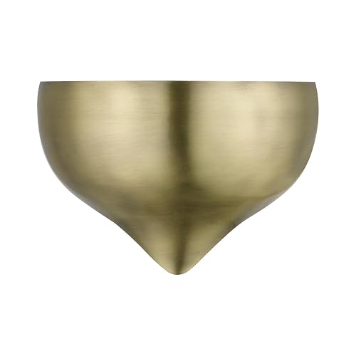 Livex Lighting, 40987-01, Amador, Half Moon Sconce, Antique Brass