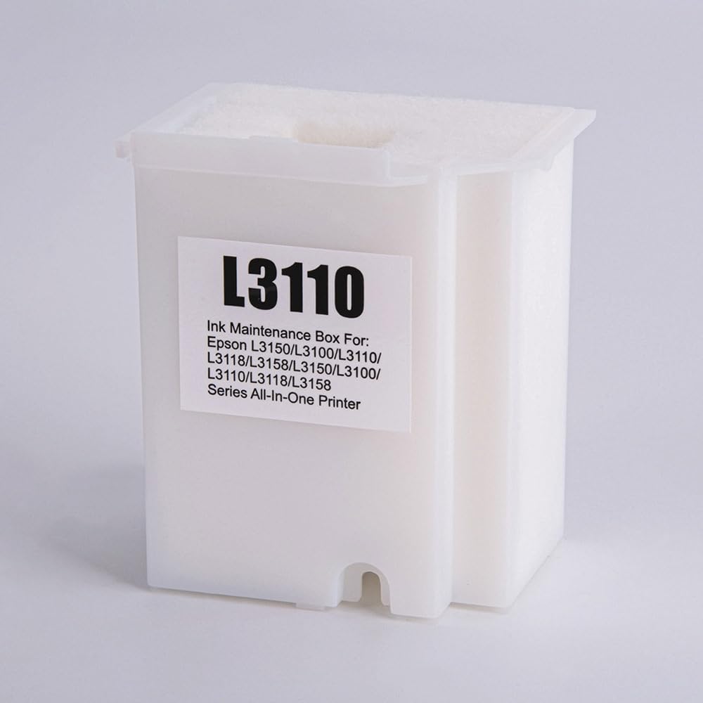 MecentInkjet 1 Piece L3110 Maintenance Box Compatible with EcoTank ET2800 ET2820 ET2880 ET4700 ET4800 ET2710 ET2711 ET2712 ET2714 ET2715 ET2720 ET2721