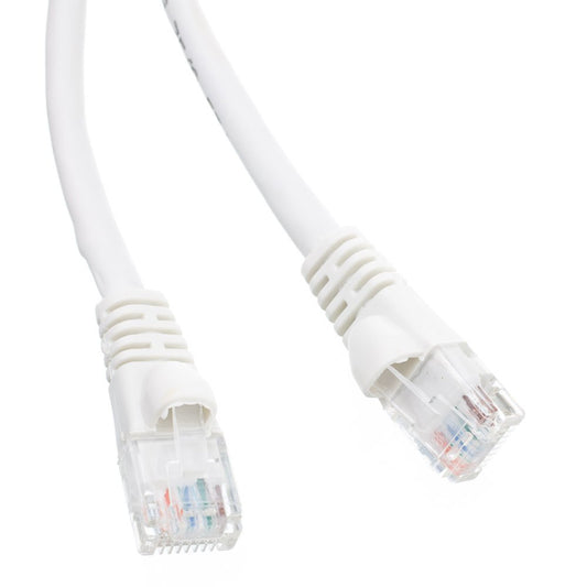 CableWholesale Cat6a UTP Ethernet Cable, 10 Gigabit, 500MHz, 100 ft, White