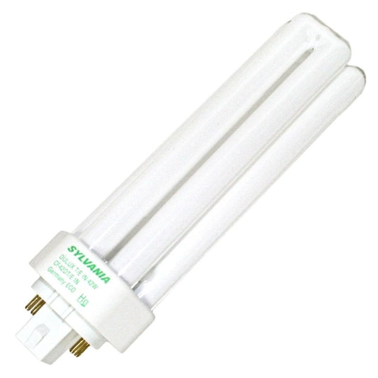 Sylvania DULUX 42W Triple Compact Fluorescent Lamp, 4-Pin Base, 4100K Cool White, 1 Pack