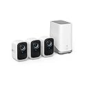 eufy Security eufyCam S300(eufyCam 3C) 3-Cam Kit, Security Camera Outdoor Wireless, 4K Camera, Expandable Local Storage, Face Recognition AI