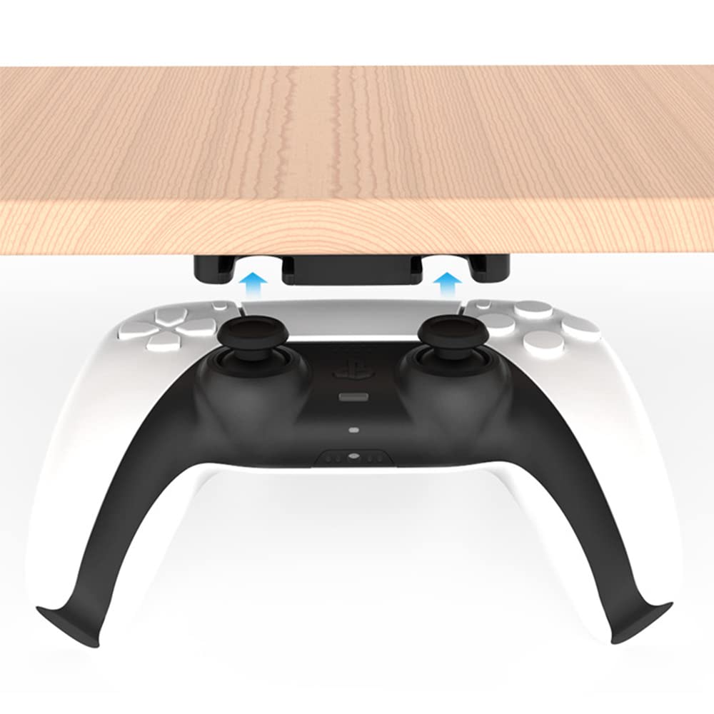 Chenkxin Controller Table Stand for PS5 PS4 Controller PlayStation 5 PlayStation 4 Under Desk Mount Controller Holder Table Organizer and Desk