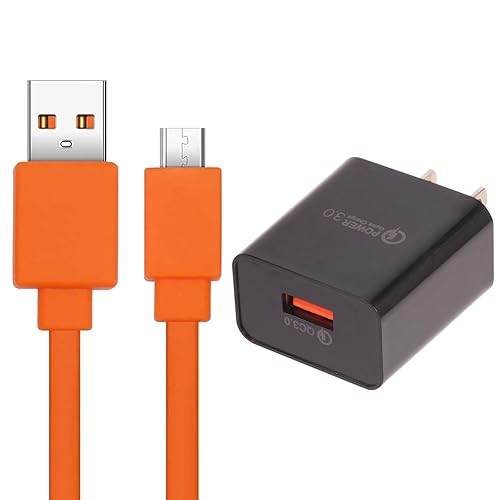 Fast Charging Cable Compatible with for Ring Doorbell and Camera, 3.3ft Replacement Battery Charger Cord Replacement Ring Video Doorbell 2/3/3 Plus/4