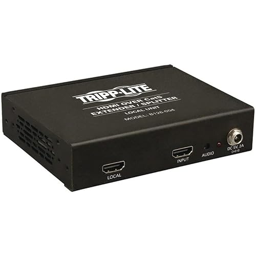 TRIPP LITE B126-004 HDMI(R) Over CAT-5/6 Extender/Splitter, 4-Port Box-Style Transmitter for Video & Audio