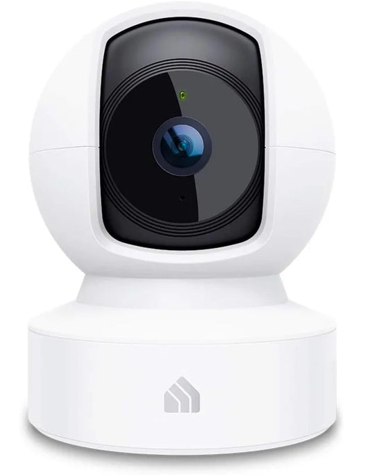 Kasa 1080p Indoor Pan/Tilt Wired Security Camera - Works as a Baby & Pet Monitor, Motion Detection & Tracking, 2-Way Audio, Night Vision