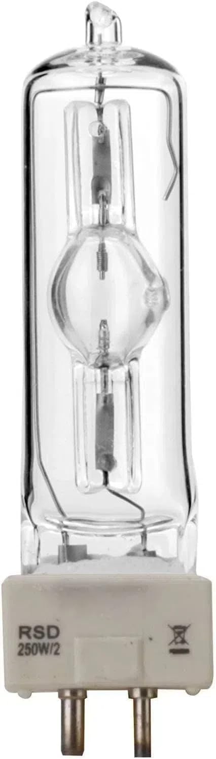 Tawelun MSD250W/2 GY9.5 Metal Halide Lamp for 250W Moving Head 8000k msd250 /2 Stage Light Bulb msd250w