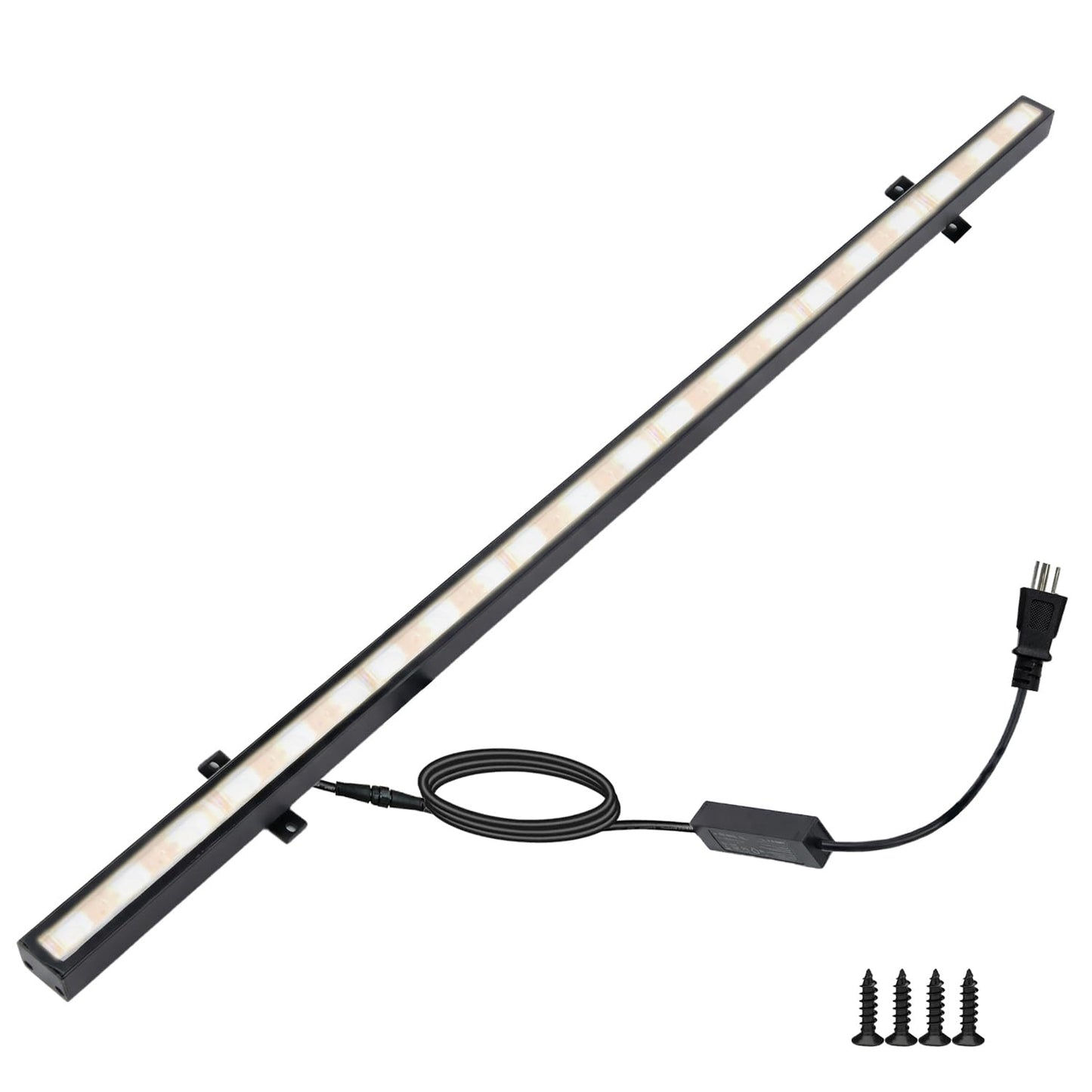 Vanlison 36W LED Wall Washer Light, 3.2ft/40 inch 3000K Warm White Linear Flood Light Bar, IP65 Waterproof Outdoor Lighting for Landscape, Garden