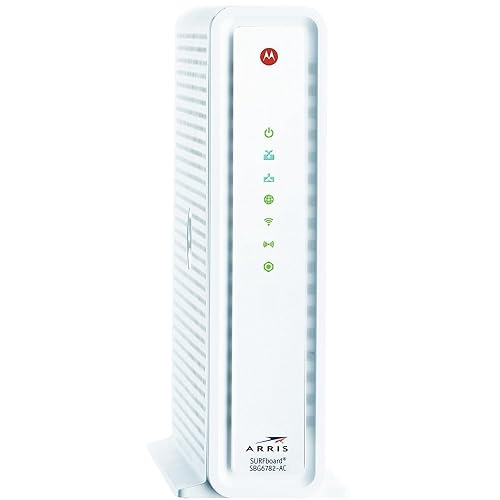 ARRIS SURFboard AC1750 DOCSIS 3.0 Cable Modem Router (SBG6782) Certified with Comcast Xfinity, Time Warner Cable, Charter, Cox, Cablevision, and more