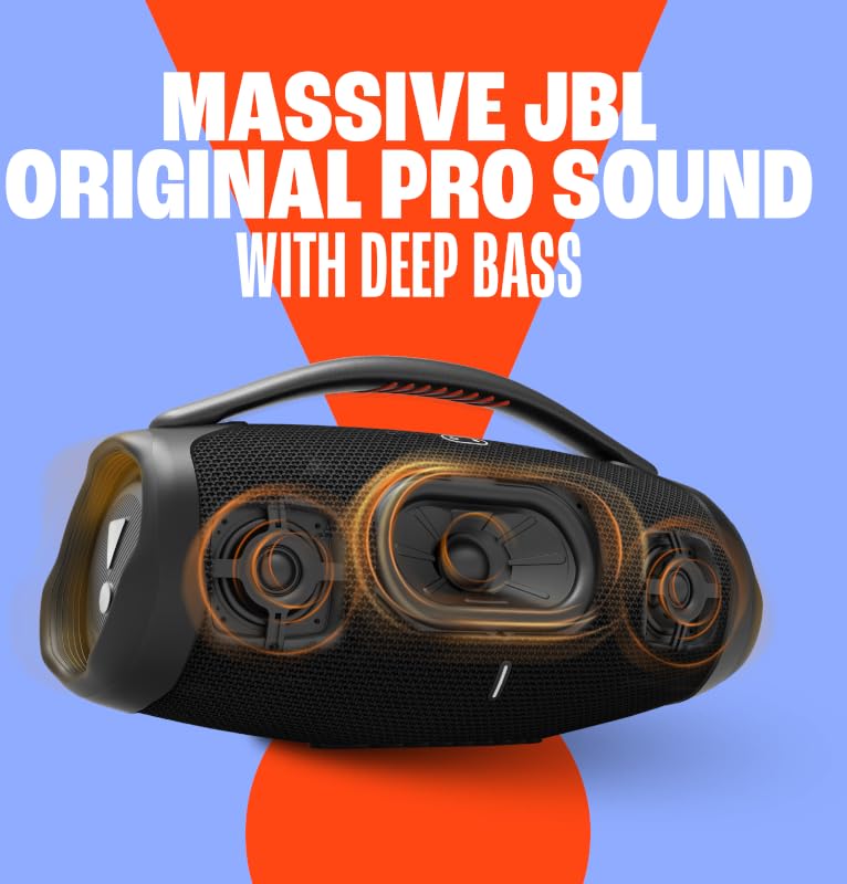 JBL Boombox 3 Wi-Fi Portable Wireless Speaker (Renewed)