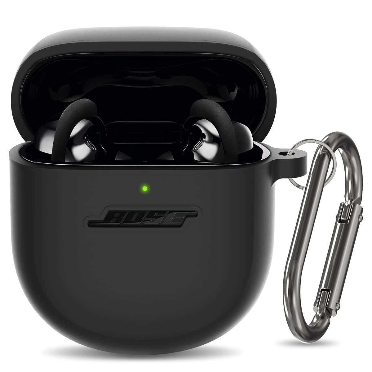 Silicone Case for Bose QuietComfort Earbuds II (2022) & QuietComfort Ultra Case (2023), Shockproof Protective Cover for Bose Earbuds Accessories