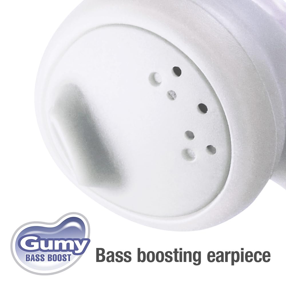 JVC HAF160W JVC HAF160W Gumy Ear Bud Headphone White