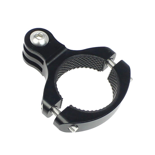 NovelGoal Motorcycle Handlebar Clamp Metal Mount Roll Bar Holder Bike Seat Post Clip Bracket Compatible with GoPro 13 12 11 10 9 8 Bicycle Camera