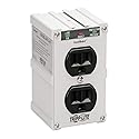 Tripp Lite Isobar ISOBLOK2-0 Heavy Duty Outlet Extender, Wall Power Strip Surge Protector, 2 Outlets, Direct Plug-in, White, Metal Power Strip