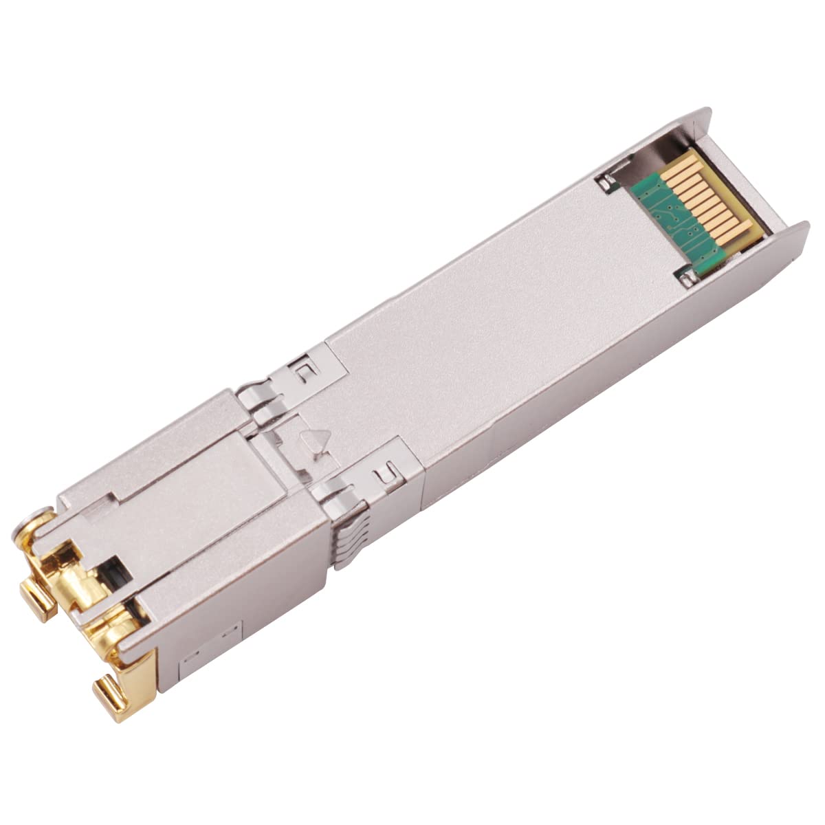 Wiitek 10G SFP+ to RJ45 Copper Modules, 1.25G/2.5G/5G/10GBase-T Ethernet Copper to SFP+ Transceiver Compatible for Arista SFP-10GE-T(Cat 6a/7 or