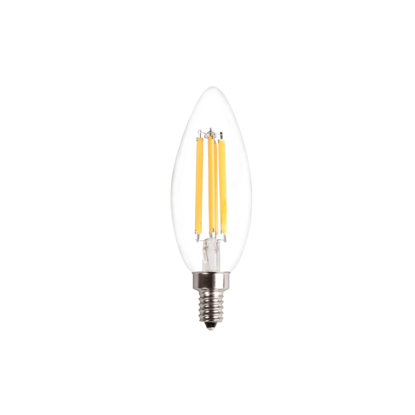 Goodlite C32 LED Chandelier Bulb, Torpedo Tip, 8W (100W Equal), Dimmable, 1050 Lumens, Cool White 4100k, 15k Hours, Eco-Friendly, Ideal for Candelabra