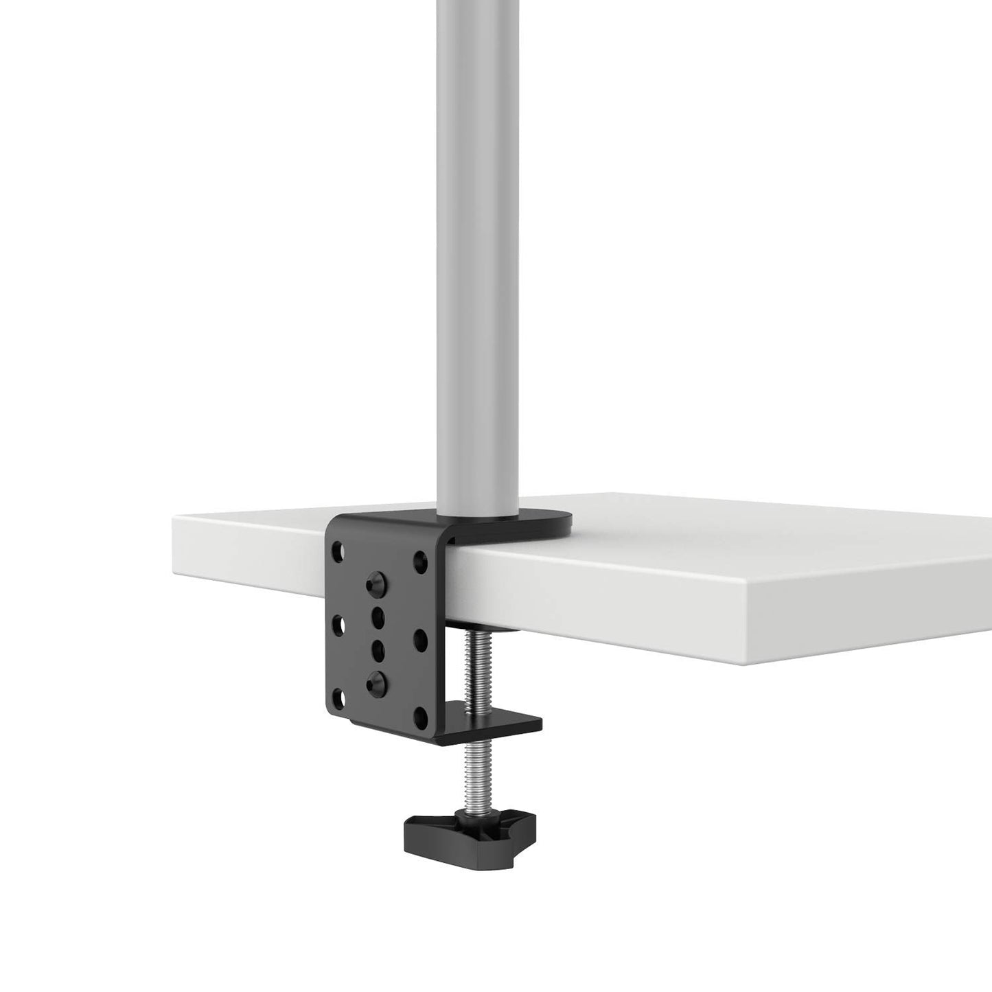 WALI C Clamp Base Stand Mounting Accessory, Desk c-clamp for WALI Monitor Mount Workstation System (C-CLAMP), Black