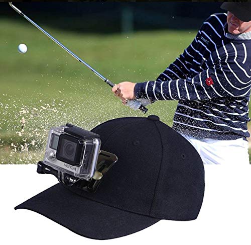 OCTO MOUNT - Baseball Hat Compatible with Smartphone or GoPro Camera Head Mount. Compatible with Any Cell Phone or Action Camera. iPhone, Samsung
