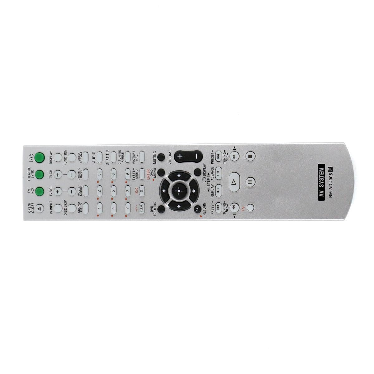 RM-ADU005 Remote for Sony DVD Home Theater System DAV-DZ630 HCD-DZ630 DAV-HDX265
