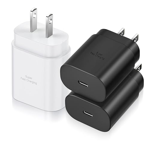 USB C Charger Block, 25W Super Fast Charging Block PD 3.0 USB C Wall Charger Power Adapter for Samsung Galaxy S26 S26+ S25 S26 Ultra S24 S23fe Z Fold