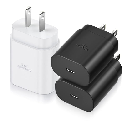 USB C Charger Block, 25W Super Fast Charging Block PD 3.0 USB C Wall Charger Power Adapter for Samsung Galaxy S26 S26+ S25 S26 Ultra S24 S23fe Z Fold