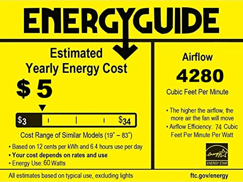 42" Invisible Ceiling Fan Light, Modern Fan Chandelier with LED Light Remote Control, 3 color changes, 4 Invisible Clear ABS Blades Livingroom