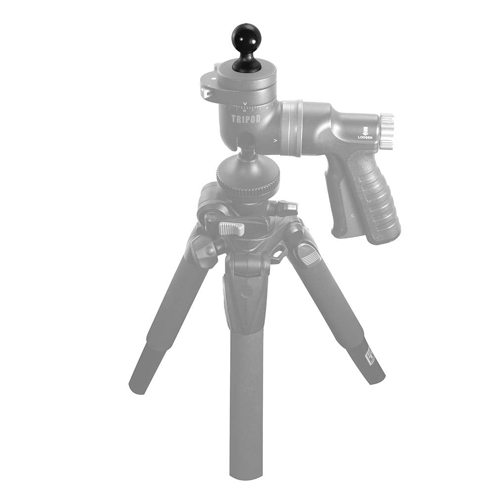 ARKON SP142025MM Camera Bolt Tripod 1/4-Inch 20 to 25 mm Swivel Ball Adapter (Black)