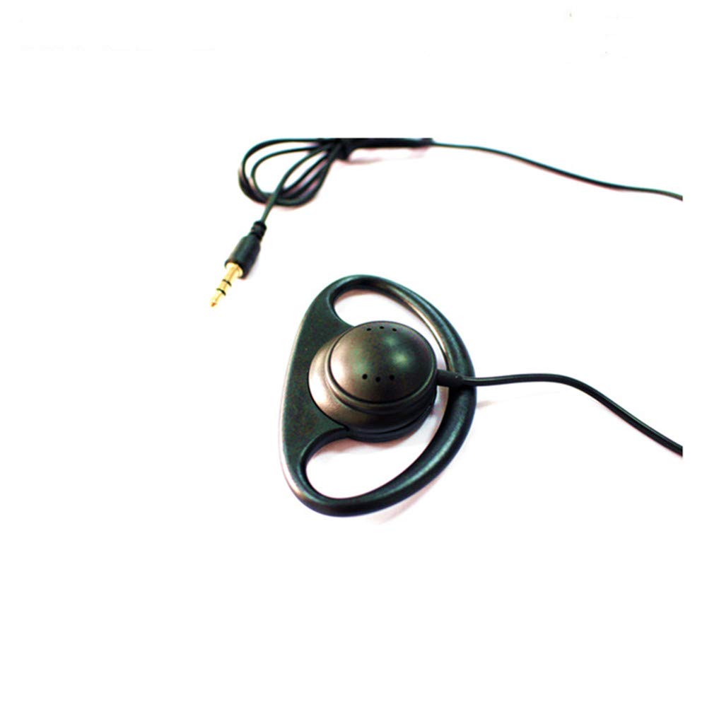 LINHUIPAD Bulk Earbuds Single Side Earphone with 3.5 mm Headphone Plug Hook Bud Earphone simultaneous Interpretation Headphone- 50 Pack - Multi