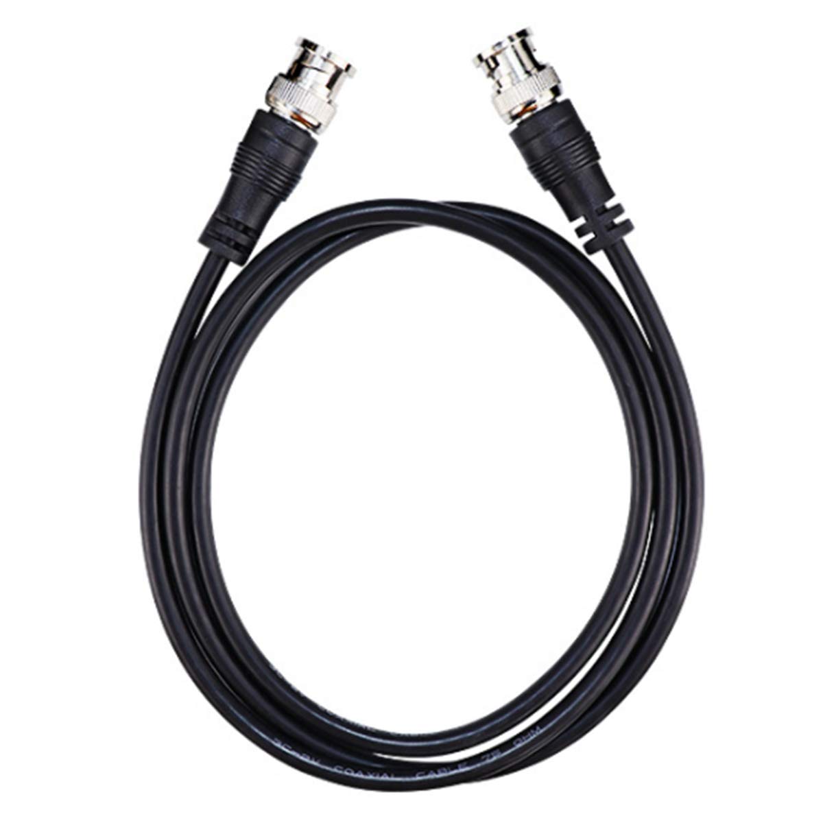 Tan QY BNC RG-59/U Cable 30Ft - BNC Male to Male Extension Connector Adapter Professional RG-59/U Grade Coaxial Wire Cord Cable Jack Plug for Video