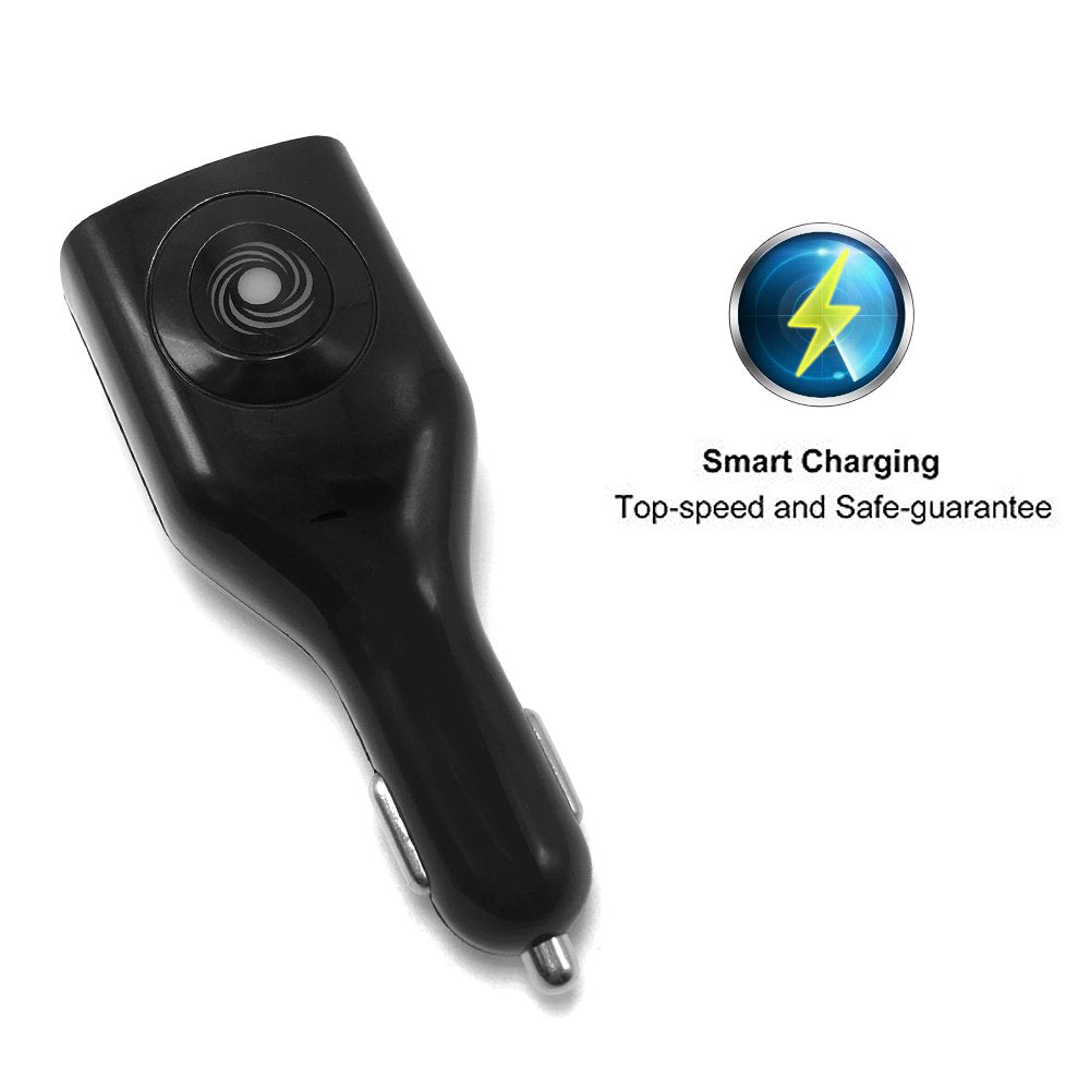 USB Car Charger,NDLBS 2-in-1 Portable Dual USB Car and Wall Charger with Foldable Plug Home for iPhone X XR XS MAX 7 8 Plus,iPad Pro Air Mini,Galaxy