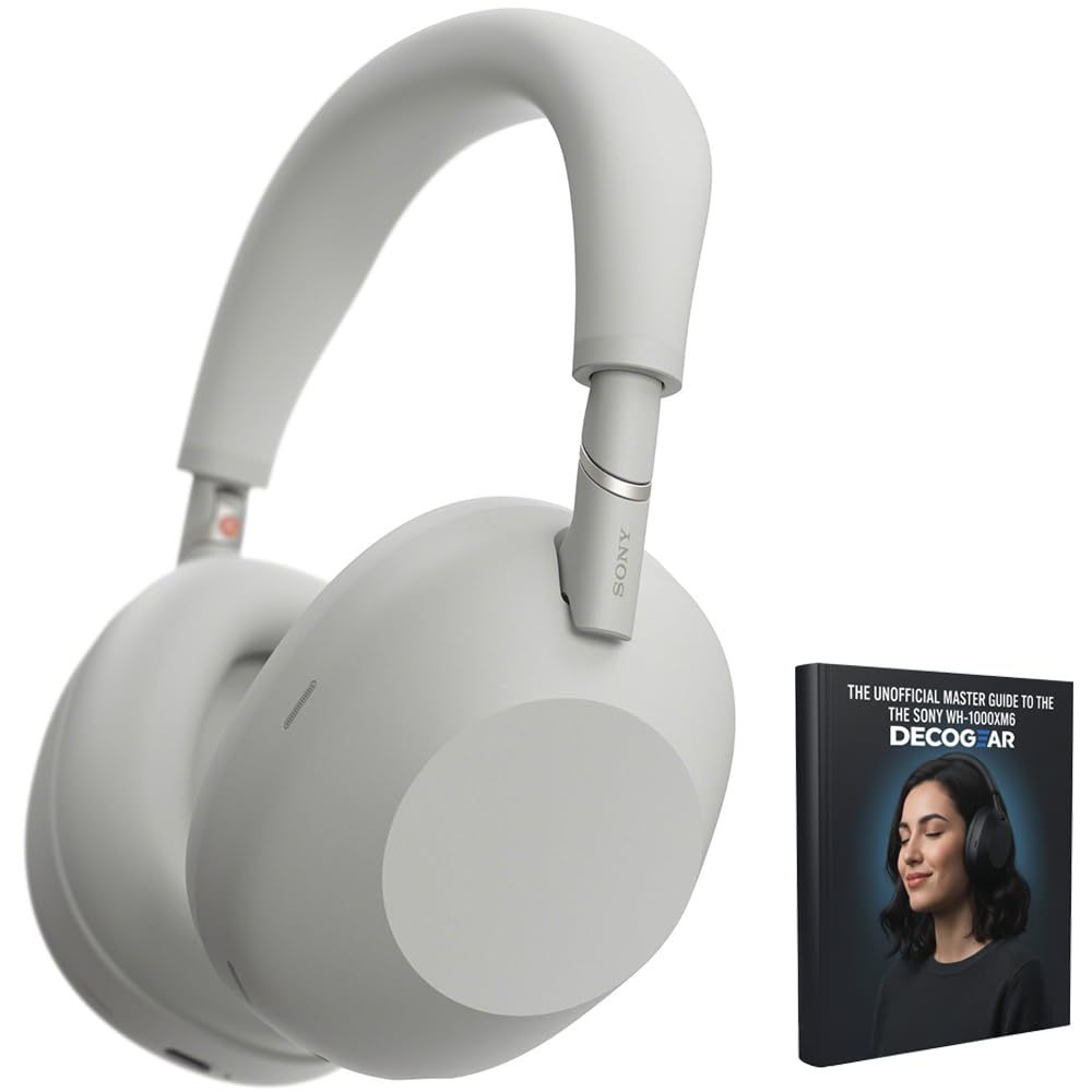 Sony WH-1000XM6 The Best Noise Canceling Wireless Headphones, HD NC Processor QN3, 12 Microphones, Adaptive NC Optimizer, Mastered by Engineers…