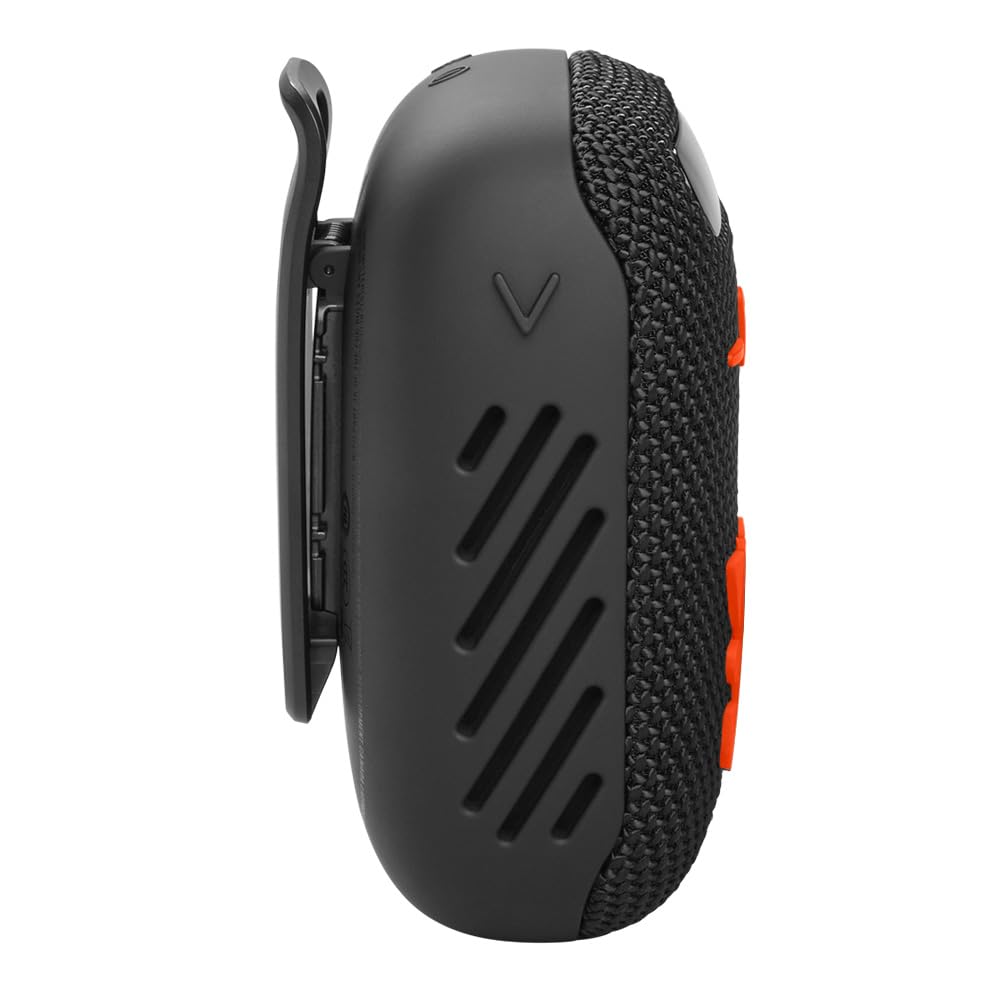 JBL Wind 3 FM Bluetooth Handlebar Speaker (Black/Orange)