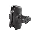 RAM MOUNTS Short Double Socket Arm for B Size 1" Ball Mount Components, Composite RAM Ball Connector Arm RAP-B-201U-A