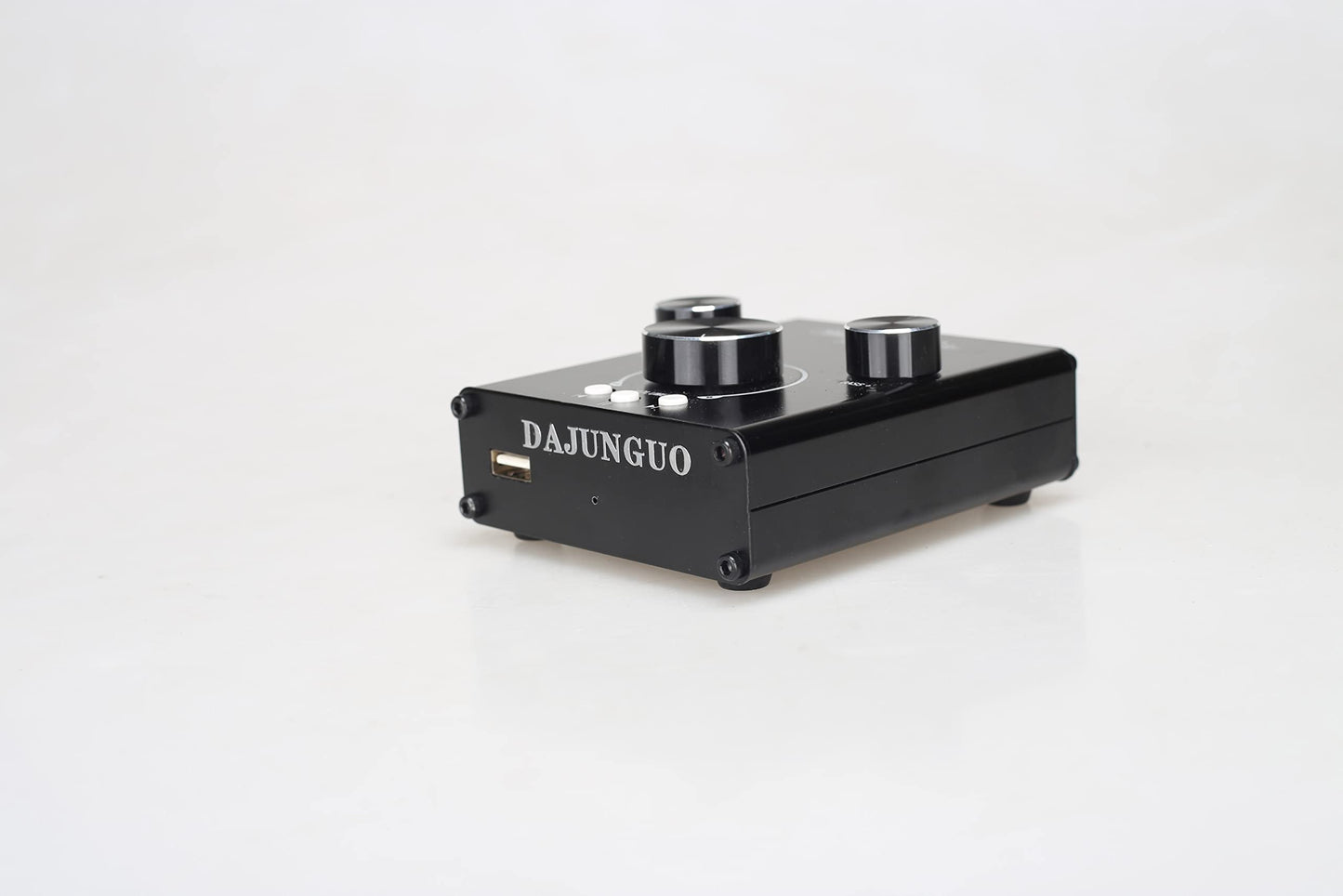 DAJUNGUO AUDIO Amplifiers Bluetooth Input and 3.5mm Aux Input,2.0 Channel Stereo Amplifier 100W*2 Power Output,Black