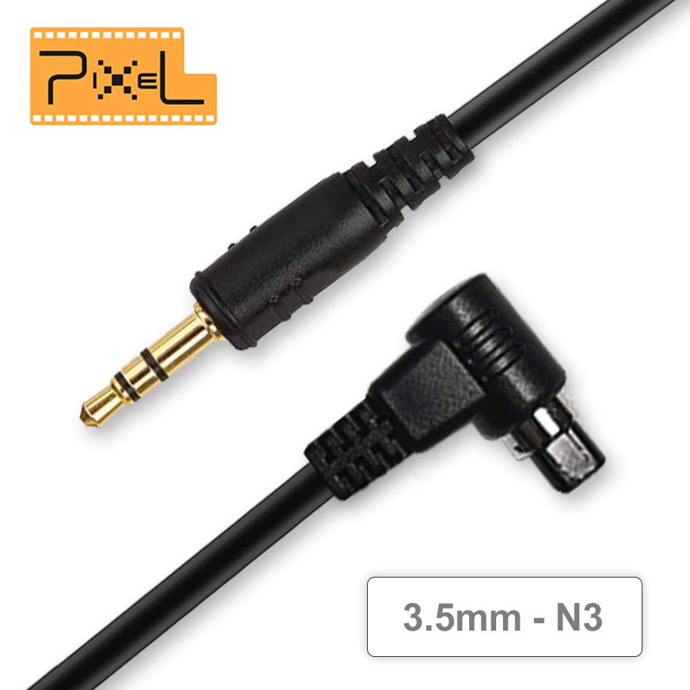 Camera Shutter Connecting Cable 3.5mm-N3 Connecting Plug Compatible for Canon EOS Cameras with Pixel Shutter Remote Control (Compatible for TW-283