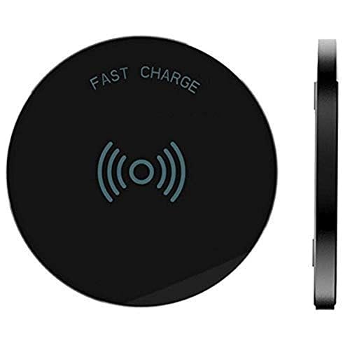 Rnds Fast Charge Wireless Charging Pad for Apple iPhone (8, Plus, X, XR, XS, Max), Samsung Galaxy (S9, Plus, S8, Plus, Note), LG and Other Qi Enabled