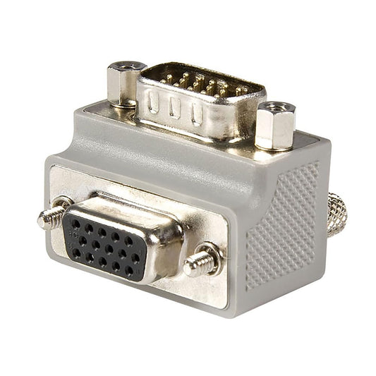 Right Angle VGA to VGA Cable Adapter Type 2 - M/F