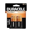 Duracell MN16RT4Z CopperTop Alkaline Batteries, 9V, 4/PK