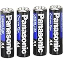 4pc Panasonic AA Batteries Super Heavy Duty Power Carbon Zinc Double A Battery 1.5v