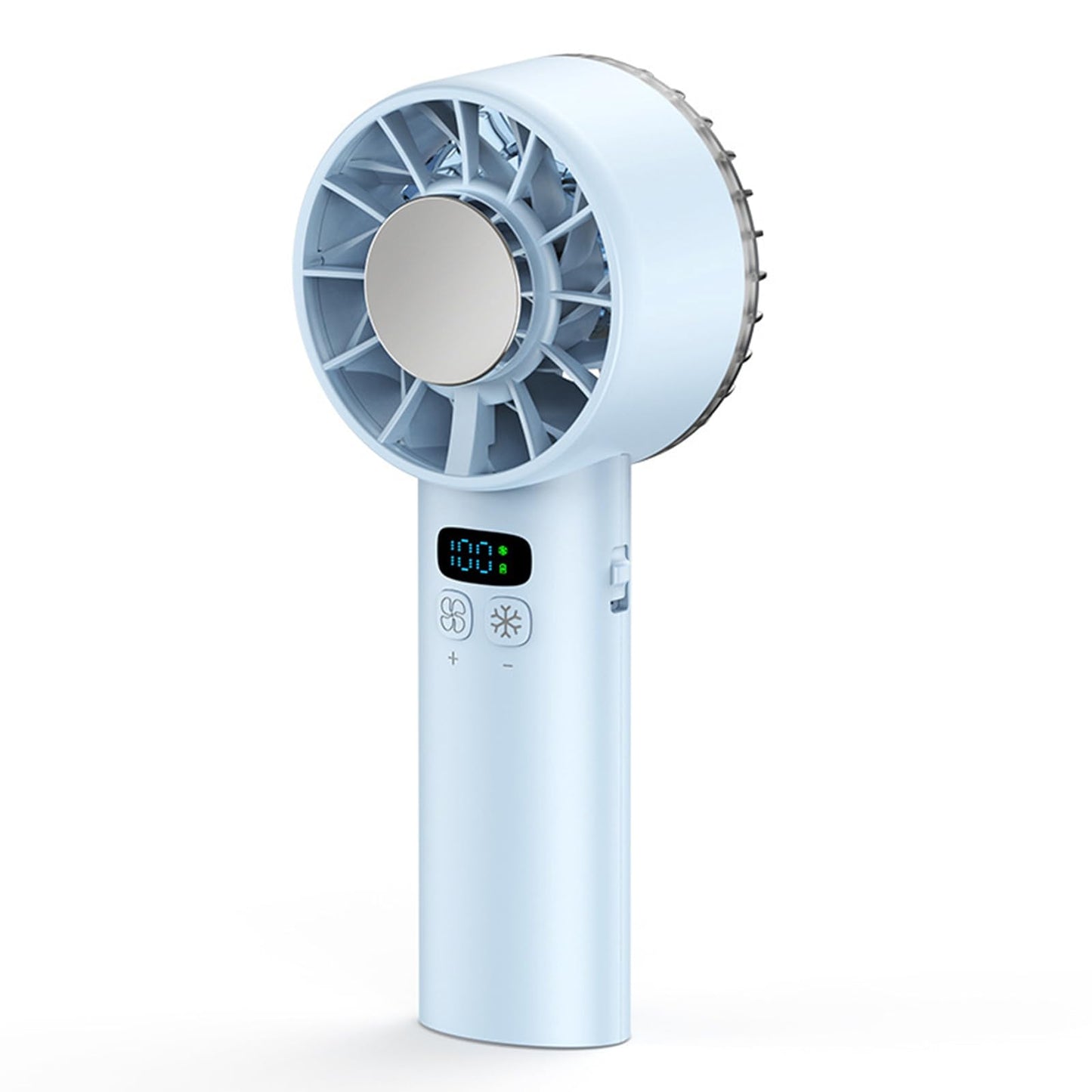 Viraagyiyou Portable Fan Handheld Travel Essentials - Cooling Face Fans Desk Small Fan, 12 Hours Personal Fans Rechargeable Camping Beach Vacation