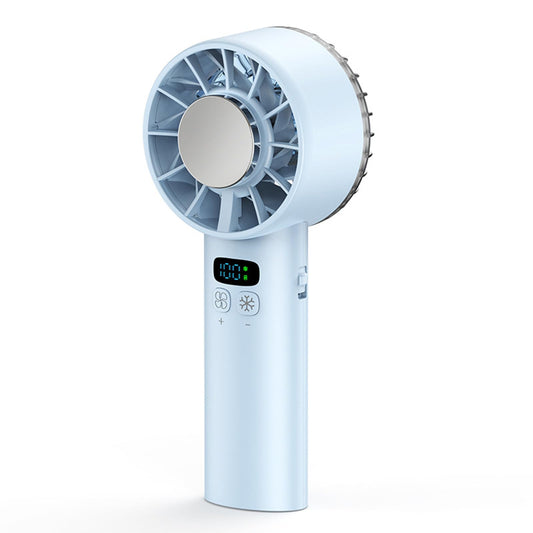 Viraagyiyou Portable Fan Handheld Travel Essentials - Cooling Face Fans Desk Small Fan, 12 Hours Personal Fans Rechargeable Camping Beach Vacation