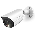 Amcrest 5MP IP PoE AI Camera w/ 49ft Color Night Vision, Security Outdoor Bullet Camera, Built-in Microphone, Human & Vehicle Detection, Active
