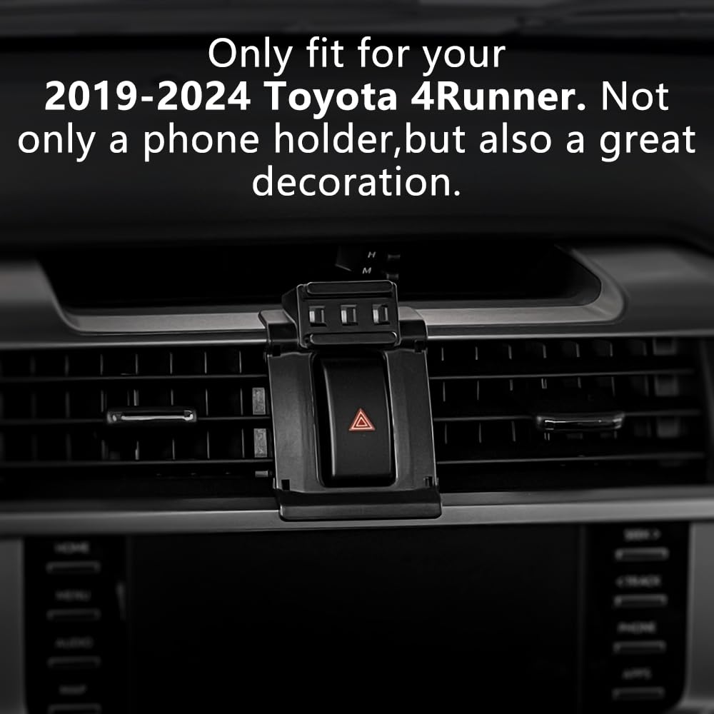 CLEC Magnetic Car Phone Holder for Toyota 4Runner 2019-2024 Car Phone Holder Mount for Magsafe[20 Strong Magnetic] 360°Adjustable Car Phone