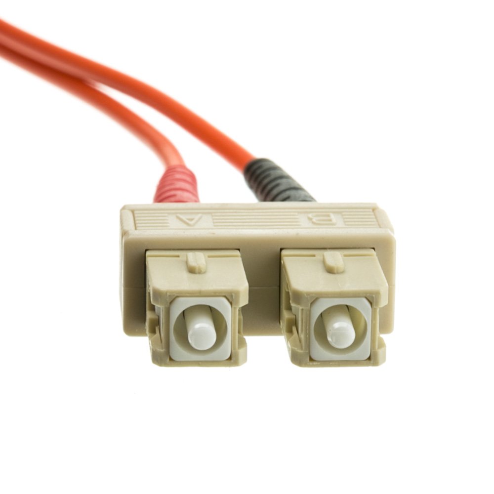 CableWholesale SC to SC OM1 Multimode Duplex Fiber Patch Cord, 3m/10ft