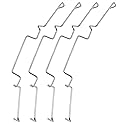 Zangc Fan Buckle CPU Heatsink Fan Buckles 9cm Wire Buckle Lower Hook Type Fixing Clips Computer Cooling Accessories-4PCS