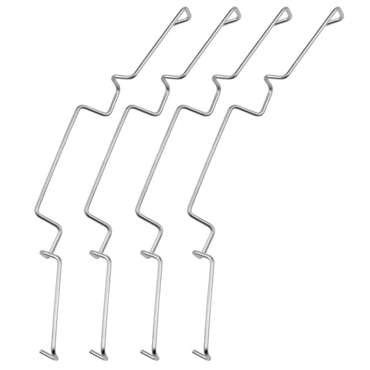 Zangc Fan Buckle CPU Heatsink Fan Buckles 9cm Wire Buckle Lower Hook Type Fixing Clips Computer Cooling Accessories-4PCS