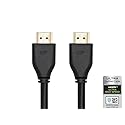 Monoprice 8K Certified Ultra High Speed HDMI Cable - HDMI 2.1, 8K@60Hz, 4K@120Hz, 48Gbps, HDR, VRR, CL2 in-Wall Rated, 20ft, Black