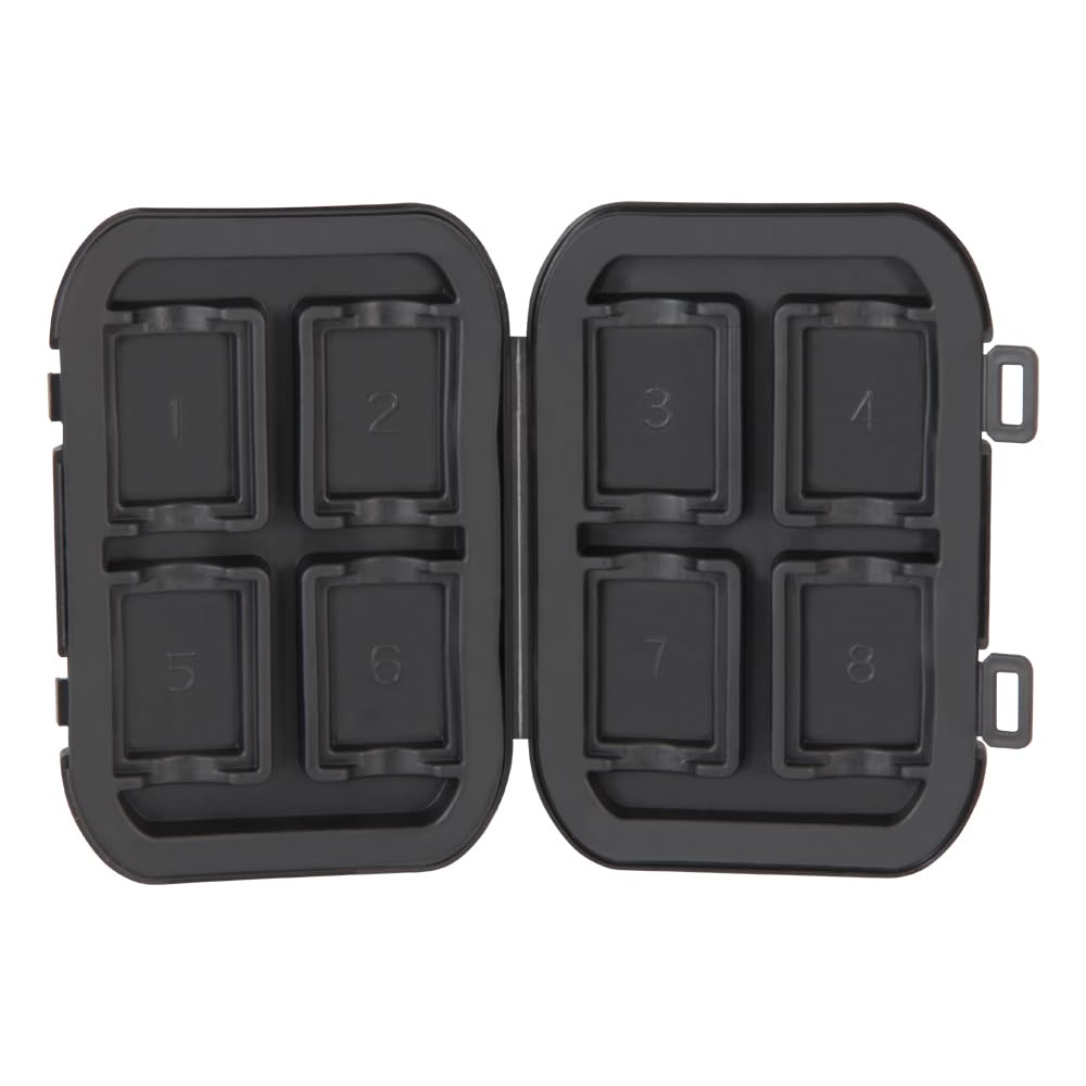 Delkin Devices SD Card Holders Tote - Weather Resistant, Crushproof Case for Up to 8 SD Cards (DDACC-SD8)