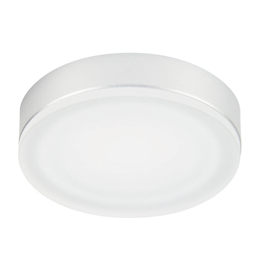 Armacost Lighting EdgeVue 12V Under Cabinet LED Puck Light, 3000K Soft-White Light, 2.75 Inch, Aluminum Silver Finish - 223120